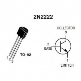 Transistor 2N2222 BJT NPN 40V TO-92