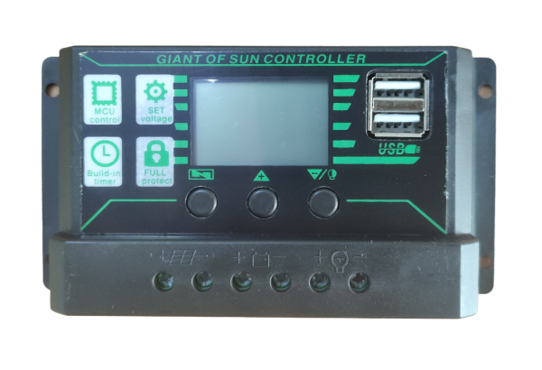Controlador De Carga Solar 12v/24v 100a MPPT
